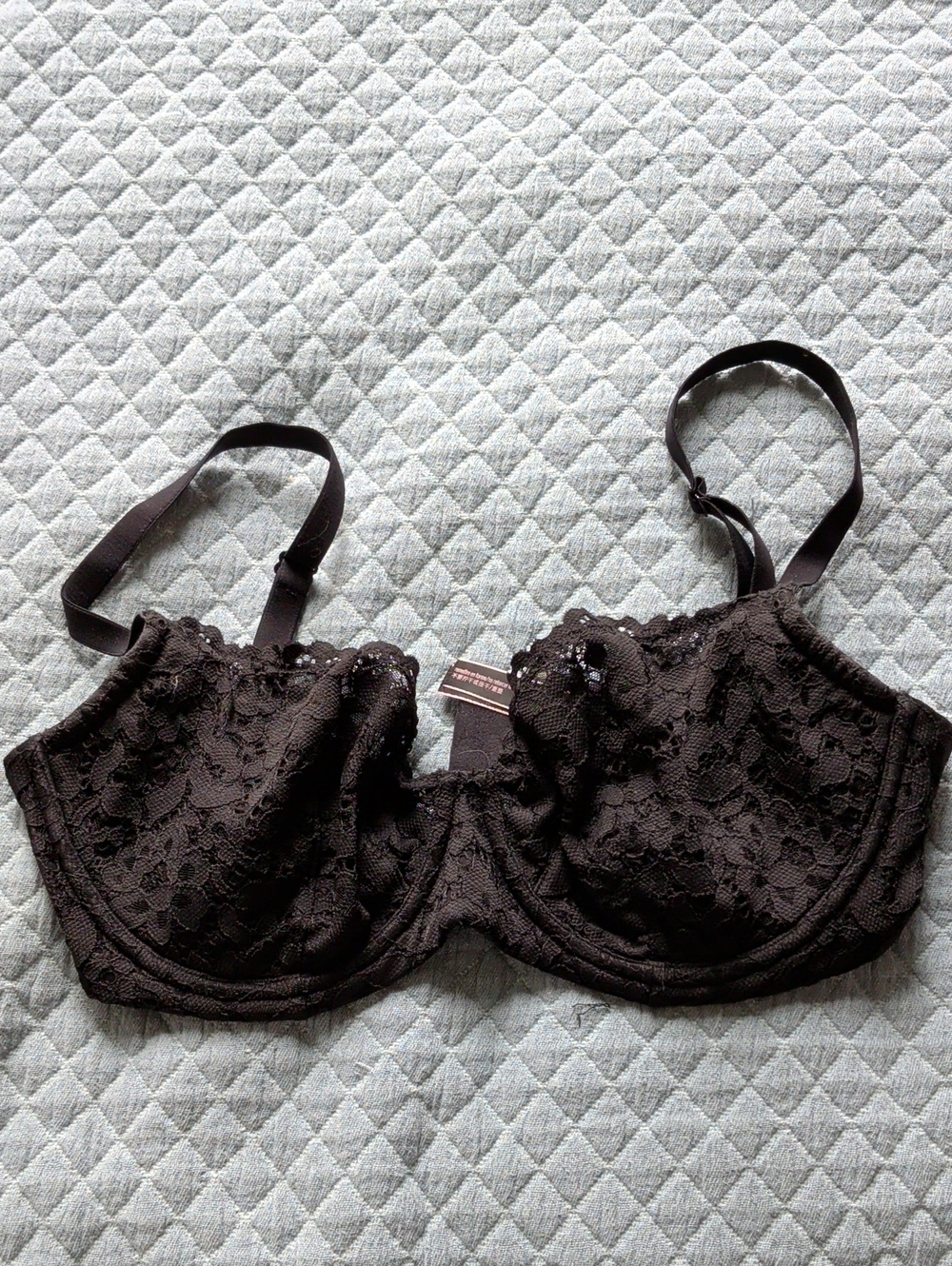 Victoria's Secret Body Unlined Demi Lace Push Up Balconette 34DDD/34F